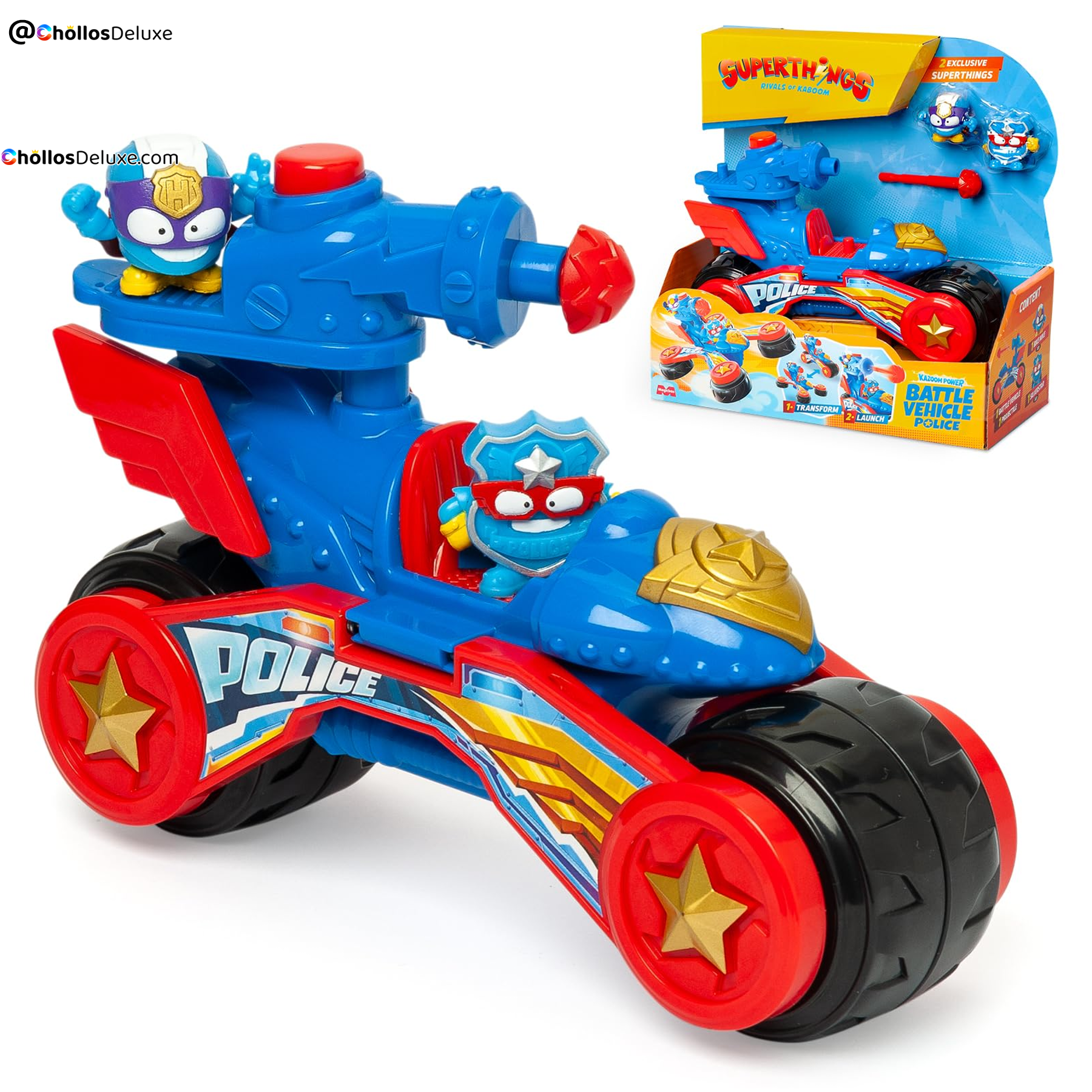 Superthings Kazoom Power Battle Vehicle Police