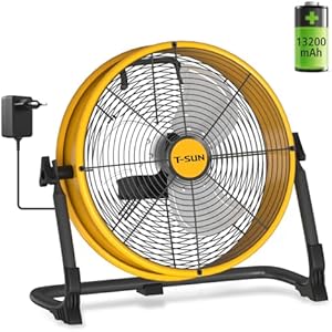T-Sun Ventilador Industrial Recargable 30cm