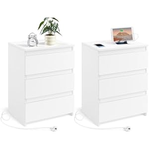 2x Mesitas Noche +Carga USB