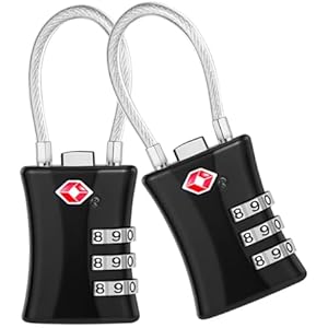 2x Blendura Candado TSA Combinación