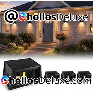 4x Apliques Solares Exterior