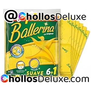 7x Ballerina Bayeta Amarilla Original