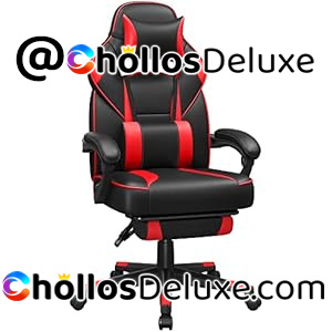 Silla Gaming Ergonómica con Reposapiés