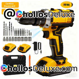 Taladro Percutor Inalámbrico 21V +23 Accesorios