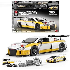 Mattel Brick Shop Audi R8 LMS