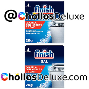 2x Finish Sal Lavavajillas 2kg