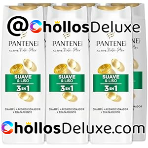 6x Pantene Suave&Liso Champú 300ml