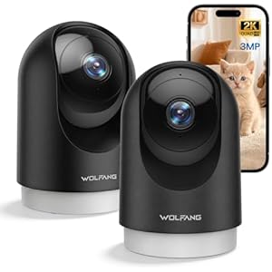 2x Cámaras de Vigilancia 2K 360°