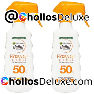 2x Garnier Delial Hydra Protect Spray FPS50+ 270ml