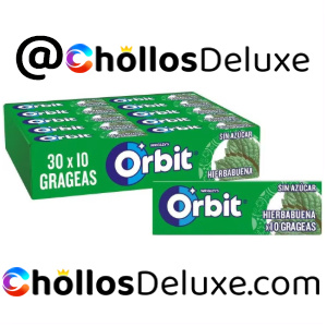30x Orbit Hierbabuena 10 Chicles Sin Azúcar