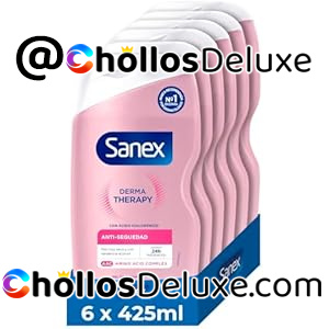 6x Sanex Derma Therapy Anti-Sequedad 425ml