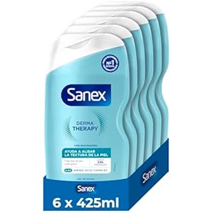 6x Sanex Derma Therapy Gel Ducha 425ml