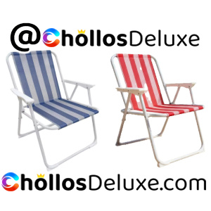 Silla Plegable Rayas Playa y Camping