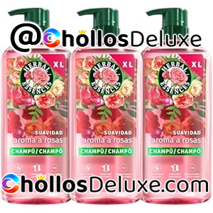 3x Herbal Essences Pétalo Suave Champú 650ml