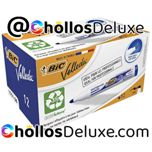 12x BIC Velleda 1701 Rotulador de Pizarra Azul