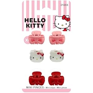 Hello Kitty 6 Minipinzas Cabello