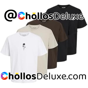 5x Jack & Jones Jjwolfie Camisetas Hombre