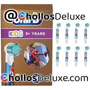 Oral-B Kids 8 Cabezales Spiderman