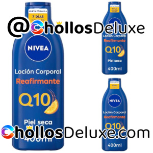 3x Nivea Q10 Body Milk Reafirmante 400ml