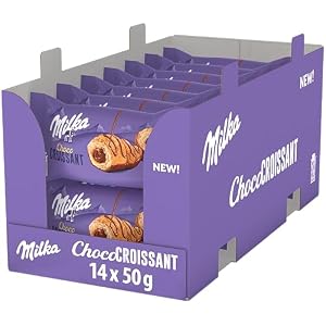 14x Milka Croissant Chocolate 50g