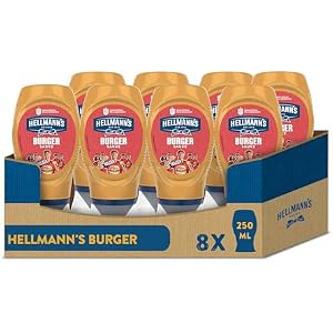 8x Hellmann's Salsa Burger 250ml