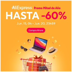 Cupones Promo Mitad de Año Aliexpress