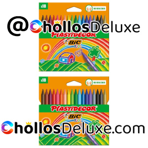 2x BIC Plastidecor 18 Ceras Colores