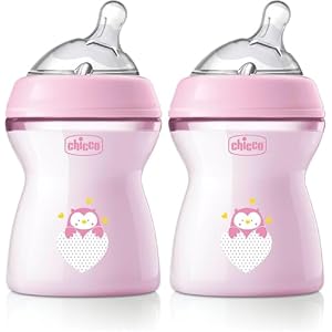 2x Chicco NaturalFeeling Biberón 250ml