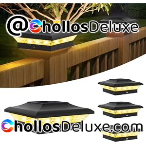 4x Luces Solares Para Poste