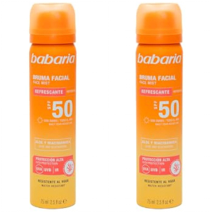 2x Babaria Bruma Facial SPF50+ 75ml