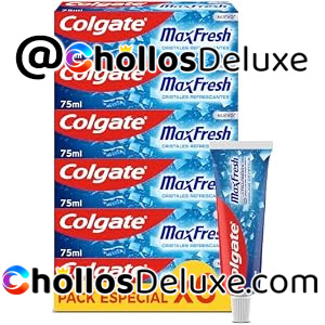 6x Colgate Max White Cristales Refrescantes 75ml