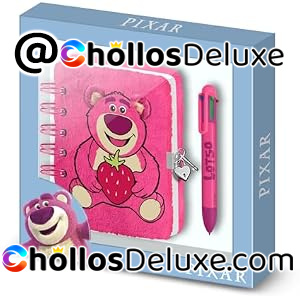 Disney Lotso Cariñoso Diario Plush +Bolígrafo