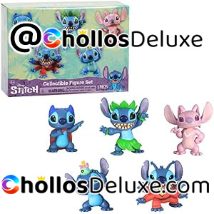 Disney Stitch 5 Figuras Coleccionables