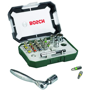 26 Piezas Bosch Puntas +Trinquete