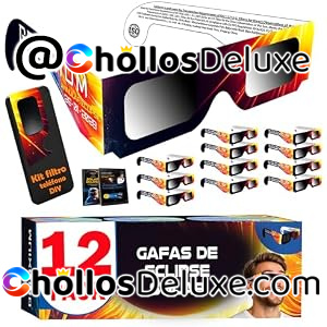 12x Galaxium Gafas Eclipse Solar Homologadas