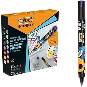 20x BIC Intensity Paint Marcadores