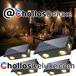 4x Apliques Solares Pared Exterior
