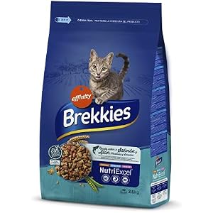 Brekkies Pienso Gatos Salmón, Atún y Verduras 3,5kg