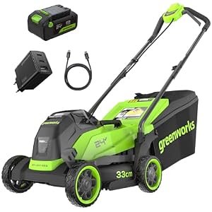 Greenworks Cortacésped 24V + Cortabordes