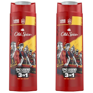 2x Old Spice Gel de Ducha y Champú 3 en 1 400ml