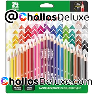 24 Lápices Alpino Extra Cubrientes