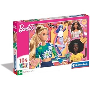 104 Piezas Puzzle Barbie SuperColorx