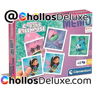 48 Fichas Memo Gabby's Dollhouse Pocket