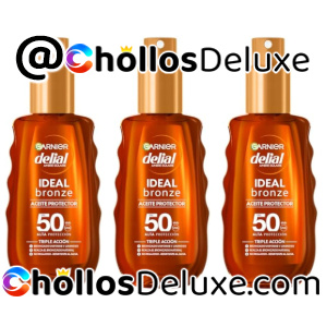 3x Garnier Delial Ideal Bronze FPS50 150ml