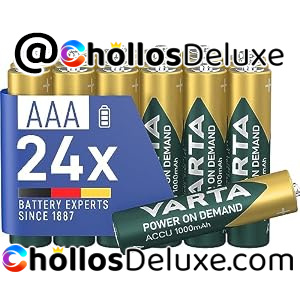 24x Varta Recharge Accu Pilas AAA 1000mAh
