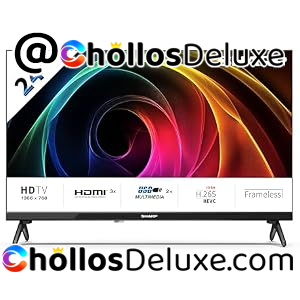 Sharp Televisor 24" HD Sin Marcos