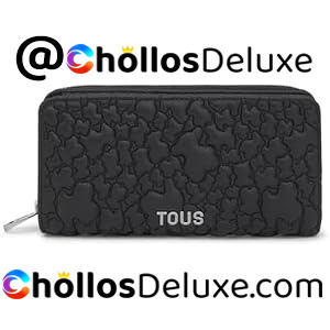 Tous Puffy Bear Billetera Mujer Negra
