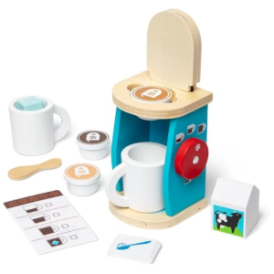 Melissa & Doug Juego Cafetera de Madera