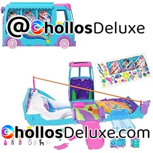 Polly Pocket Aventura en la Autocaravana de Mascotas