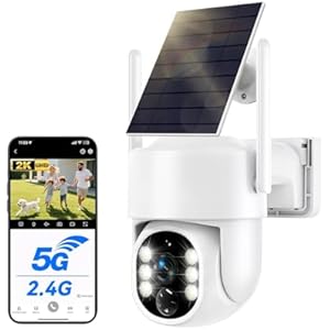 Wesecuu Cámara Vigilancia Solar WiFi Exterior